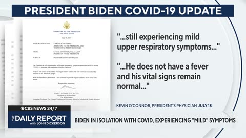 Biden increasingly isolated amid COVID-19 diagnosis, candidacy doubts