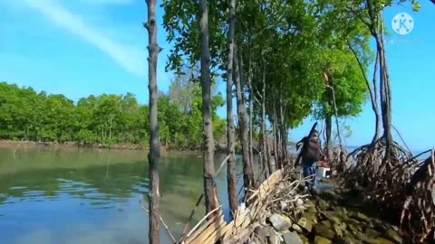 Mancing di tempat Extreme #mancingmania #mancingexstreme #fishing #babon #mancingunik