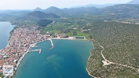 Spectacular drone footage of Hermione, Greece