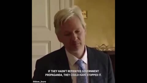 Julian Assange - populations dont like wars