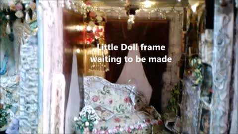 🔴Dollhouse Series-Putting in the Craft Room. Work in Progress Tour.