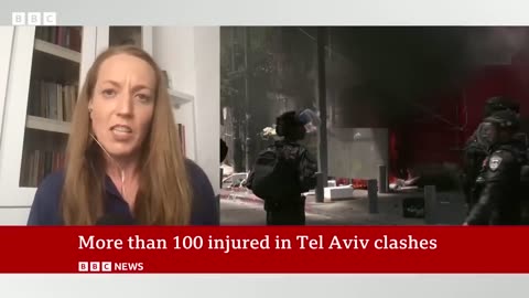 Israeli police clash with Eritrean asylum seekers in Tel Aviv - BBC News