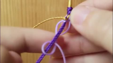 DIY braided rope, peach blossom bracelet, super pretty8