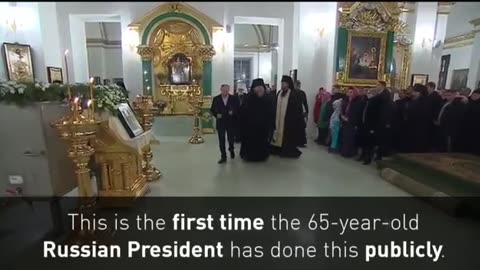 Vladimir Putin Commemorates the Baptism of Jesus Christ.