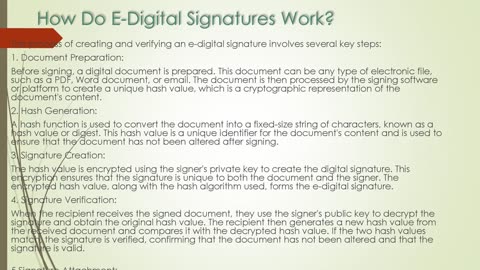 e-digital signature