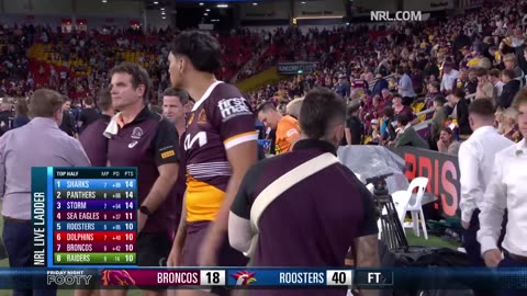 NRL 2024 | Broncos v Roosters | Match Highlights