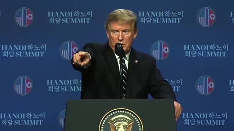 Trump's full press conference after Kim Jong Un summit in Vietnam.