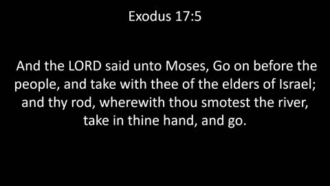 KJV Bible Exodus Chapter 17