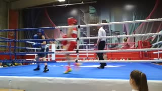 Quarterfinal Boxing fight