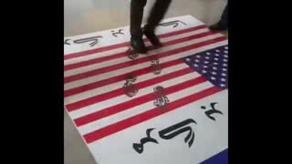 Iranian Professor Refuses to Step On American Flag At Shiraz University