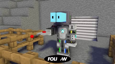 Minecraft Animation Robot Fight Part 2 gaming videos