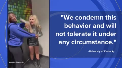 Viral Video _ White Student hurls _ Racist remarks _ Attacks block