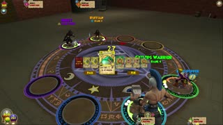 Battling Mugsy: Wizard101 Myth Wizard