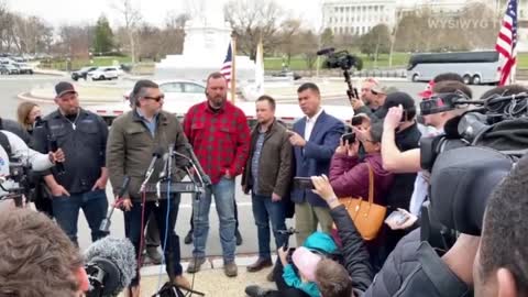 The People's Convoy - Ted Cruz gives press conference at the Capitol 3-10-22