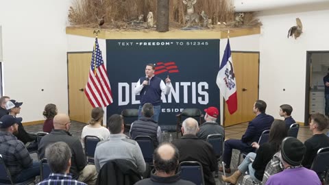WATCH LIVE: Ron DeSantis and Oklahoma Gov Kevin Stitt Speak in Washington County, Iowa