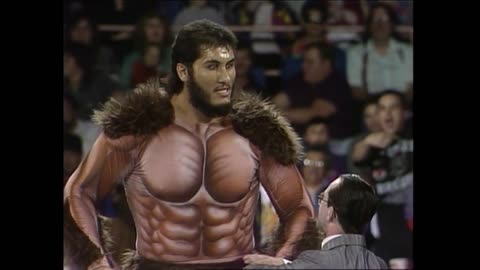 (1993) Giant Gonzalez vs Three Jobbers (3-on-1 Handicap Match) - WWF