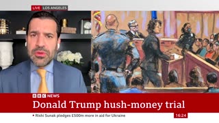 Donald Trump faces second day ofhush-money trial | BBC News