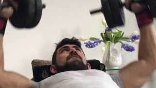 Weightlifter's Bench Can't Handle Workout