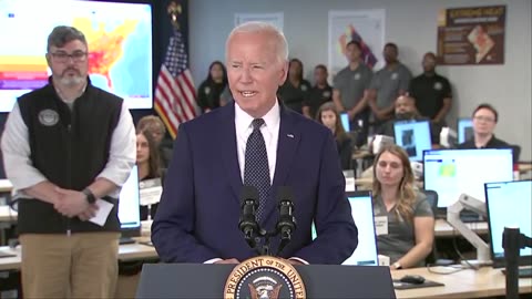 NOW - Biden's "emergency" remarks on "extreme weather" in Washington