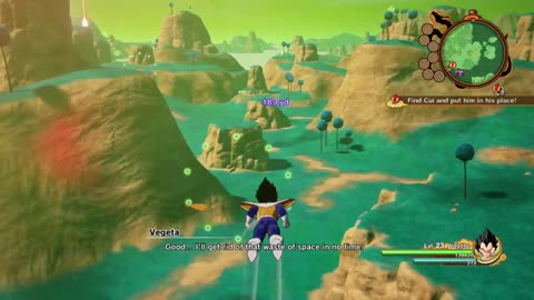 VEGETA VS CUI DRAGON BALL Z KAKAROT