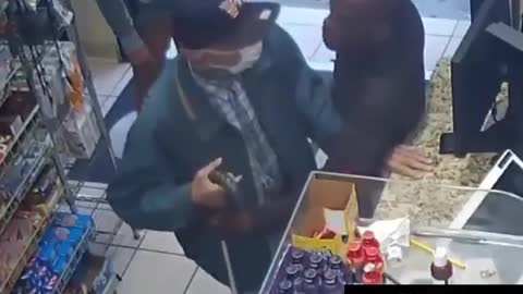 Older Gentleman Getting Robbed