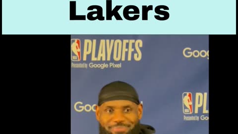LeBron Asked About Future With Lakers, He Responds