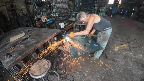 Making Steel Cut Sign
