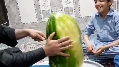 See what comes from watermelon. Watch the video