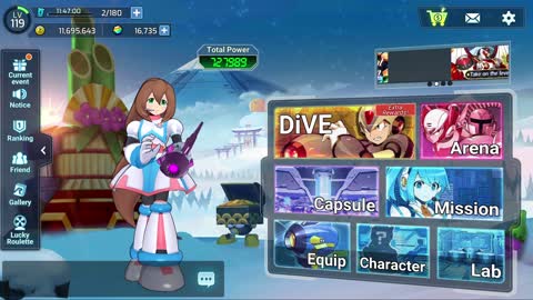 Rockman X DiVE: Chapter 13 (Snow Base)