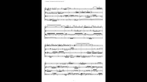 J.S. Bach - Well-Tempered Clavier: Part 1 - Fugue 15 (String Quartet)