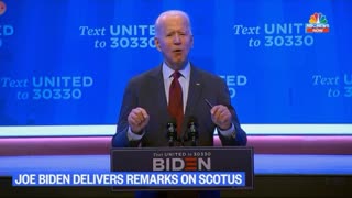 Hiding Biden comes out of the basement for couple minutes