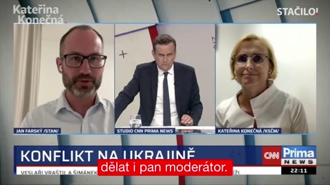 AZOV v Praze: Kateřina Konečná - Farský a jeho lži a cenzura na CNN