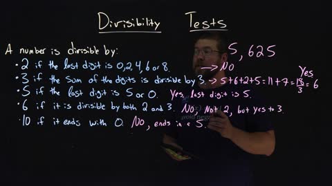 How to find out what a number is divisible by | Divisibility Tests | Minute Math
