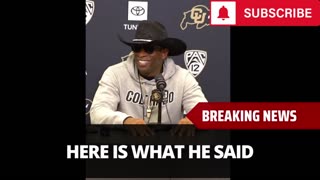 Deion Sanders Speaks Out On His Future With Colorado