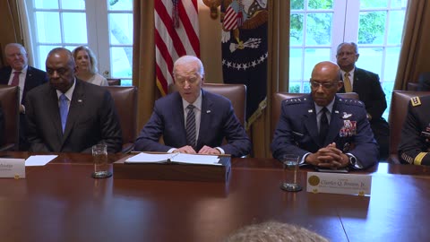 President Biden Hosts the Joint Chiefs and Combatant Commanders for a Meeting