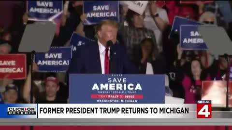 Former President donald trump speakS at rally in Washington DC township. Sunday special 3april 2022.