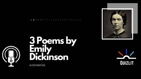 3 Poems by Emily Dickinson - Poetry - Audiobook