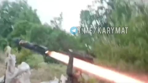 Ukrainians Show a Swedish Ground Launched Version of a Hellfire Missile