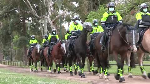 Australia: Heavy police presence in Melbourne in anticipation of anti-vaccine mandate protests