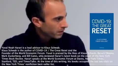 MENACE TO HUMANITY WEF Shill, Yuval Noah Harari is at WAR against humanity