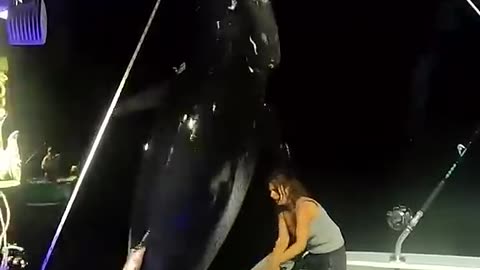She CAUGHT a BIG FISH