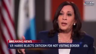Kamala Harris "We've been to the border" NBC: "You have not been to the border"
