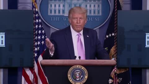 Trump Answers Questions About QAnon Movement