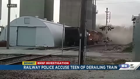 Teen accused of tampering with rail, filming derailment in Bennet
