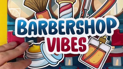 💈✨ Join me for a flip through of my “Barbershop Vibes” coloring book! 🎨✨