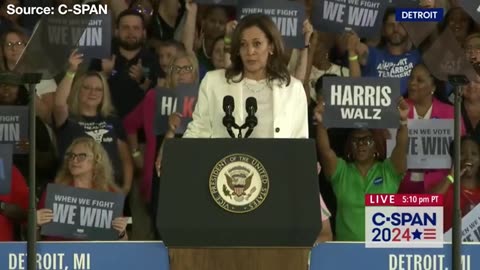 She Mad! Kamala Snaps at Pro-Palestinian Hecklers, Tries to Stare Them Down