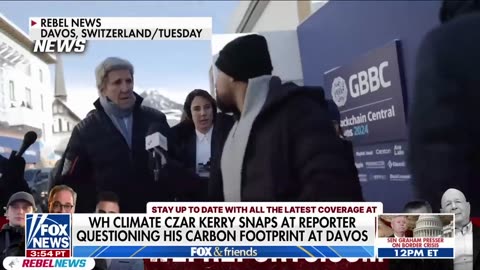 John Kerry snaps at reporter (Avi Yemini) over question on carbon footprint