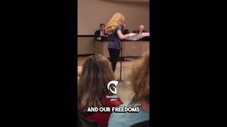 14 Year Old Girl NUKES Woke Liberal School Board For Disrespecting Flag