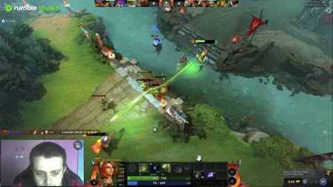 Dota 2 WindRanger MID lane as pos 2