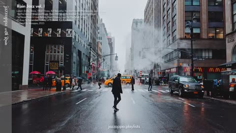 𝗣𝗹𝗮𝘆𝗹𝗶𝘀𝘁 | Rainy day in Manhattan | Gentle jazz that's great to play on a rainy day